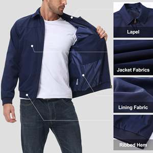 Multi Pocket <b>Men</b> Softshell <b>Jacket</b> <b>Smart</b> Phone Storage Sport Coat Utility Performance Athletic Outerwear Breathable Stand Collar - Product Image 5