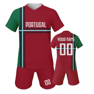 Maillot de football pour hommes, personnalisable avec nom d'équipe, logo, numéro, découpe automatisée, personnalisé, OEM, haute qualité, respirant, tenue de football courte - Product Image 2