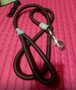 <b>Equestrian</b> Leadrope-Leather Halter for Horse Stable Use - Product Image 1