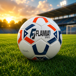 Balón de Fútbol Flamia Sports Talla 5, Impresión Serigráfica, Duradero, Alta Retención de Aire, Cámara de Butilo, Estilo con Logotipo, Para Todo Clima - Product Image 3