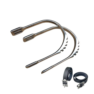 Espuelas de Acero Inoxidable con 3 Dientes y Banda Gruesa, Equipo de Equitación de Alta Calidad, Último Diseño, con OEM ODM - Product Image 4