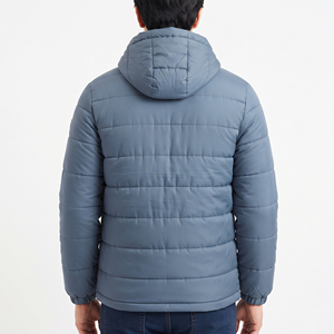 Veste matelassée moderne pour homme, légère, isolante, chaude, pour l'hiver, veste décontractée pour l'extérieur, multicolores - Product Image 6