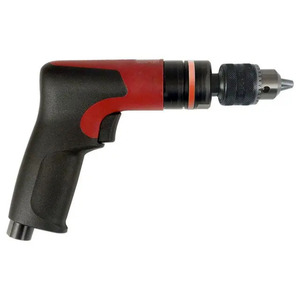 Perceuse pneumatique Desoutter 500W-8mm, mandrin à clé, 4300 tr/min, couple maximal 4,2 Nm, consommation d'air 14 L/s - Product Image 1