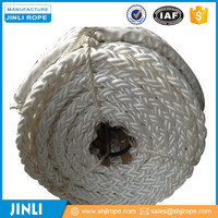 Câble de cerclage robuste JINLI en PP tressé 8 brins, 60 mm, pour la sécurisation des conteneurs et des marchandises en vrac en port maritime