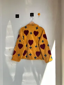 MONIT MARKETING Premium Handmade Reversible Suzani <b>Velvet</b> <b>Jacket</b> | Ethnic Floral Embroidery Womens Winter Outerwear - Product Image 6