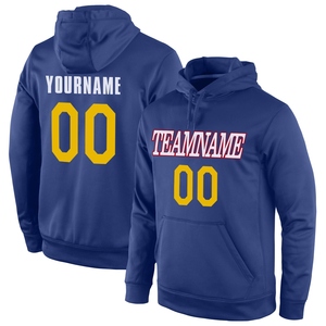 เสื้อฮู้ดดี้แบบสวมหัวสีแดงทองลายใหม่สำหรับกีฬา ตัดเย็บตามสั่งโดยตรงจากโรงงานขายส่ง - Product Image 1