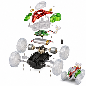 Jouets et électronique de divertissement en métal ABS pour intérieur et extérieur, voitures télécommandées RC personnalisables avec télécommande remplaçable - Product Image 5