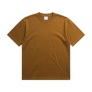 เสื้อยืดคอตตอนวินเทจลายกราฟิกคุณภาพสูง 100% ผ้าฝ้าย สำหรับผู้ชาย สกรีนโลโก้ได้ ทรงโอเวอร์ไซส์ ซักแล้วไม่หด  เสื้อยืดเปล่าสำหรับผู้ชาย - Product Image 3