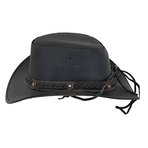 Classic <b>Western</b> Cowboy <b>Hat</b> with Braided Leather Band - Product Image 3