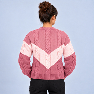 Pull pour femme de qualité supérieure avec tissu tricoté doux et premium, chaud, confortable, respirant, design élégant, pull décontracté - Product Image 6
