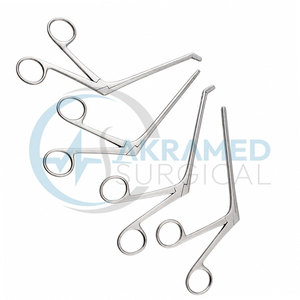Ensemble de pinces nasales Weil Blakesley certifiées CE, 4 pièces, en acier inoxydable, instruments chirurgicaux ORL pour la coupe osseuse, réutilisables - Product Image 2