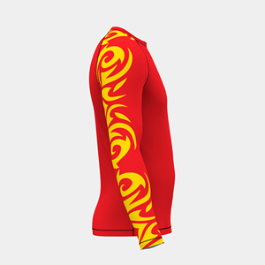 Fitness Rash Guard for Men Long Sleeve <b>Compression</b> <b>Shirt</b> Breathable Training Top USA Europe Wholesale Market - Product Image 5