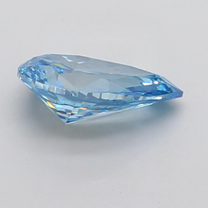 Diamant de laboratoire de forme poire bleu vif de 3,03 carats VS 2, coupe excellente, bleu vif fantaisie - Product Image 3
