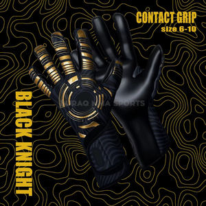 Gants de gardien de but de football unisexes pour l'extérieur, protection des doigts en PU et latex, gants professionnels pour jeunes gardiens de but - Product Image 2