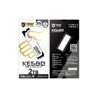 KINGSMAN GAMING KSKE680M2TB228 2 To NVMe2.0 SSD interne sans mémoire M.2 PCIe Gen4X4 7400 Mo/s Lecture/6600 Mo/s Écriture Alliage d'aluminium