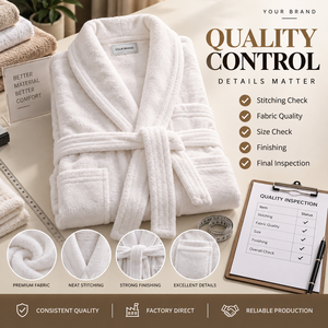 Albornoz de mujer personalizado de felpa polar, suave y cálido, para spa, fabricante mayorista - Product Image 2
