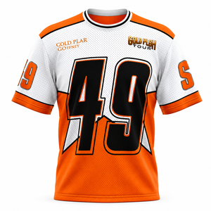 เสื้อฟุตบอลอเมริกัน IOTA SPORTS ลายพิมพ์ทั่วตัว เสื้อยืดตาข่ายทรงบ็อกซี่ทันสมัย ระบายอากาศได้ดี น้ำหนักเบา กระชับพอดีตัว - Product Image 4