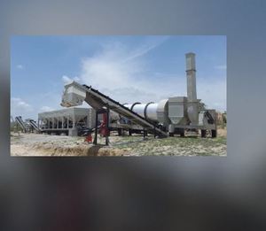 Planta Mezcladora de Asfalto de Tambor de 120 TPH, Mezcladora de Doble Eje de Alta Eficiencia de 380V, Equipo Industrial - Product Image 1
