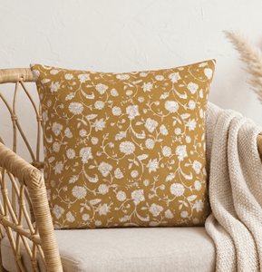 Green Leaf Block Print Cushion Cover Handmade Premium Sofa Chair Couch <b>Bed</b> Decor Covers 45X45 Custom Size Printed Pillowslip - Product Image 5