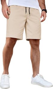 Short léger et respirant en coton pour homme, taille élastique, décontracté, pour la plage, le sport, la course à pied et le quotidien – Vêtement de mode - Product Image 2