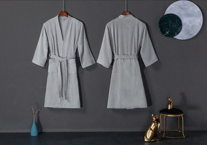 Peignoir Kimono en Coton Éponge 100% pour Hommes et Femmes, Grande Taille, Robe de Luxe pour Hôtel et Spa, Respirant, Doux, Absorbant, Séchage Rapide - Product Image 2