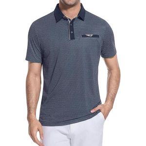 Camisetas de Polo de Golf para Hombre, Personalizadas con Logotipo, de Alta Calidad, Secado Rápido, Absorción de Humedad, UPF50+, Spandex/Poliéster, para Deportes al Aire Libre - Product Image 3