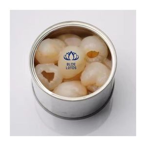 บลูโลตัส ลิ้นจี่กระป๋องธรรมชาติ 100% |   กระป๋องดีบุกคุณภาพสูง เป็นมิตรกับสิ่งแวดล้อม พร้อมฝาเปิดแบบดึงและพิมพ์ลายบนพื้นผิวโค้ง - Product Image 1