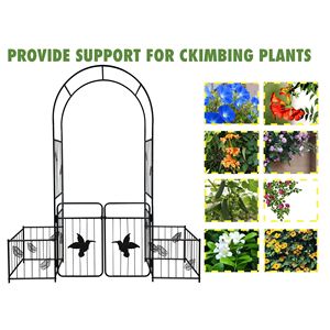 Arco da Giardino in Metallo per Matrimoni all'Aperto, Modello B, per Pergolati e Supporto per Piante Rampicanti, Eventi e Feste - Product Image 4