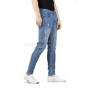 Jean décontracté coupe droite pour homme, en toile respirante et légère, taille confortable, idéal pour les voyages et les activités de plein air - Product Image 5