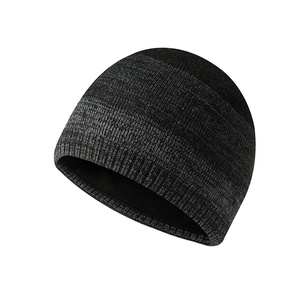 Wholesale 2025 Men's 100% Polyester Pullover Hat New High Quality Beanies Knit Beanie - Product Image 4