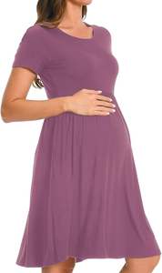 Vestido de Maternidad de Alta Calidad 2026 para Mujer, con Logotipo Personalizado, Transpirable, Camiseta de Maternidad sin Mangas para Lactancia - Product Image 2