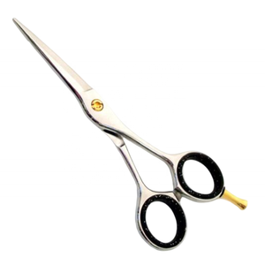 Professionnel 5.0 pouces Salon de coiffure ciseaux de coupe de cheveux conception de fantaisie lame droite pour la beauté utilisation en gros - Product Image 1