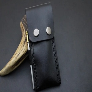 Couteau pliant tactique en acier Damas de qualité industrielle Pasha Enterprises, manche en bois noir, pour le camping en plein air, OEM - Product Image 6