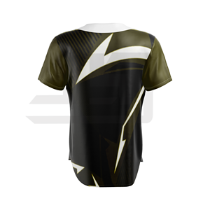 Baseball Short Sleeve Raglan <b>Striped</b> Color Jersey Team Uniform Set 100% Polyester Digital Print Plus Size - Product Image 5