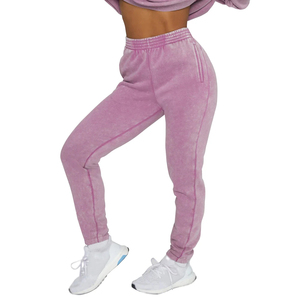 Pantalon de jogging pour femme, pantalon de sport personnalisé avec logo, pantalon de jogging d'entraînement avec poches, service OEM, en molleton, fabriqué au Pakistan - Product Image 6