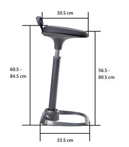 Comptoir de bar pour la maison avec tabourets sans dossier noirs - Product Image 2