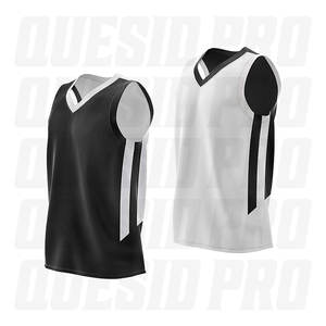 Maillots de basket-ball réversibles de qualité professionnelle, séchage rapide, respirants, vêtements de performance, toutes tailles, grandes tailles, uniformes d'équipe personnalisés, chemises - Product Image 2