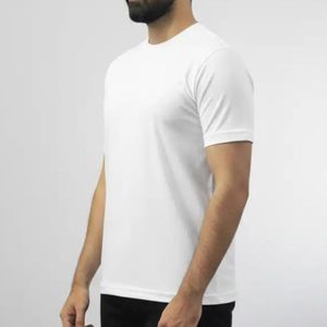 Camisetas Extra Grandes de Hombre, Tejidas en Algodón 100%, con Logotipo Personalizado, Servicio OEM/ODM, Alta Calidad, Transpirables - Product Image 3