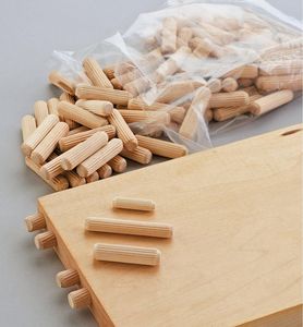 Tiges en bois de hêtre naturel, chevilles en bois rondes pour meubles, artisanat DIY, travail du bois et assemblage d'armoires - Product Image 1