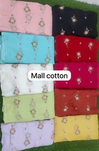 Tissu en coton tissé brodé de qualité supérieure, doux, respirant, poids moyen 200g/m² pour la fabrication de robes et de vêtements - Product Image 5