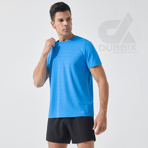 T-shirt Ringer Homme Grande Taille Respirant et Léger, Coupe Classique, Col Rond, Motif Logo Uni sur le Devant, Coton, Vente Chaude 2026 - Product Image 4