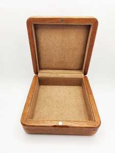 Minimalist wooden jewelry box Rectangular <b>storage</b> organizer Single tier ring necklace holder Bedroom jewelry organizer Box - Product Image 6