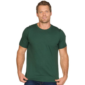 Camisetas de Manga Corta Azul Oscuro, Camiseta Lisa con Cuello Redondo, Gris Carbón, Corte Regular, Camiseta Esencial con Cuello Redondo - Product Image 3