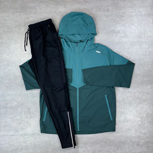 Waterproof 2026 <b>Reflective</b> Winter Hooded Printed Windbreaker Tracksuit <b>Running</b> <b>Jacket</b> Lightweight Performance Training Sport - Product Image 3