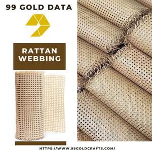 Correa de caña de ratán natural tejida de malla abierta ecológica, Material de correa de rodillo para silla, armario, suministros de muebles, Vietnam - Product Image 5