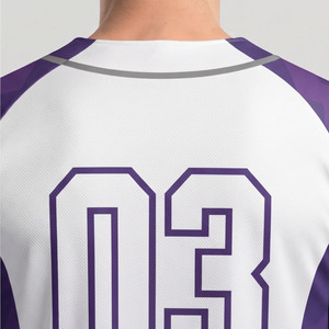 Maillot de baseball personnalisé à boutons, design personnalisé, maillot de baseball pour homme, sublimation - Product Image 5