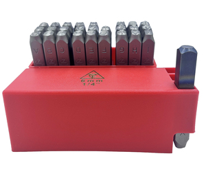 ชุดตัวอักษรโลหะ CRV ขนาด 6 มม. พร้อมตัวเจาะตราประทับ 27 ชิ้น (A-Z & &) - Product Image 4