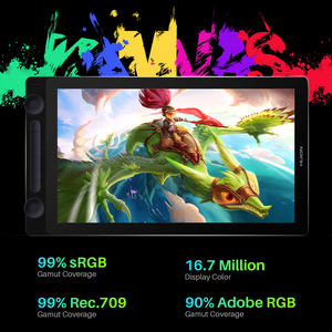 Moniteur de dessin portable professionnel de 15.8 pouces Kamvas 16(Gen 3) <span class=keywords><strong>tablette</strong></span> graphique <span class=keywords><strong>huion</strong></span> avec écran pour designer - Product Image 5
