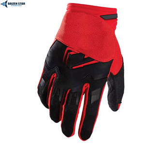 Red Black Full Finger Motocross Racing Gloves Breathable Non <b>Slip</b> <b>Nylon</b> Hook And Loop Closure Unisex Outdoor Use - Product Image 6