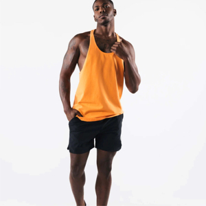Débardeur pour hommes actifs en coton, écologique, respirant, séchage rapide, pour la gym, l'entraînement, le fitness, doux, style urbain, sport quotidien - Product Image 1